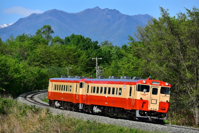 【JR北】キハ40「国鉄標準色」が2両編成連結で運転