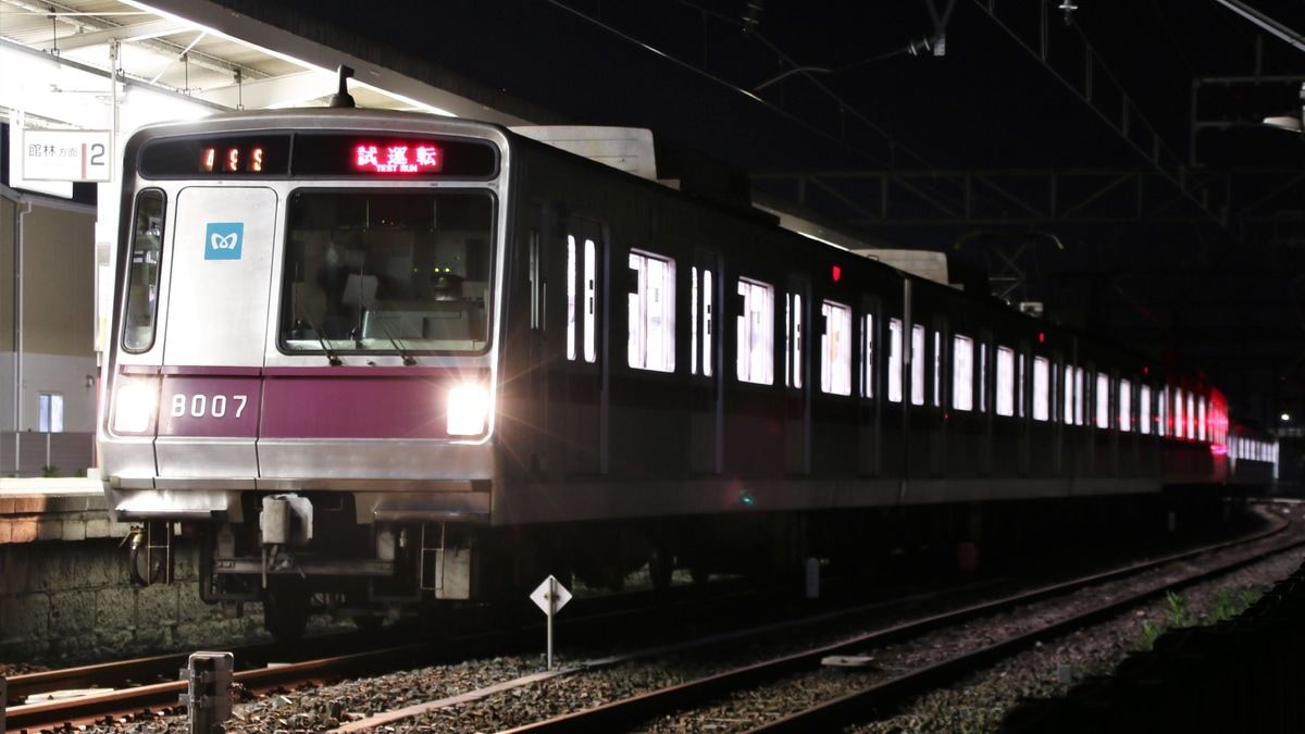 メトロ】8000系8107Fが東武佐野線渡瀬駅付近まで入線 |2nd-train鉄道 