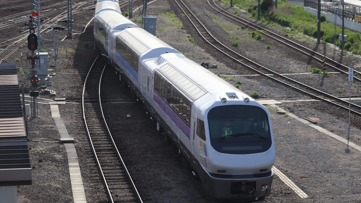 JR北】ノースレインボーエクスプレス苗穂工場出場し、運転所へ |2nd