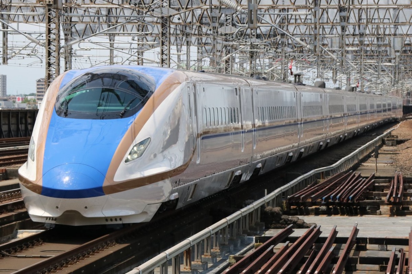 【JR東】E7系F21編成新幹線総合車両センター出場回送の拡大写真