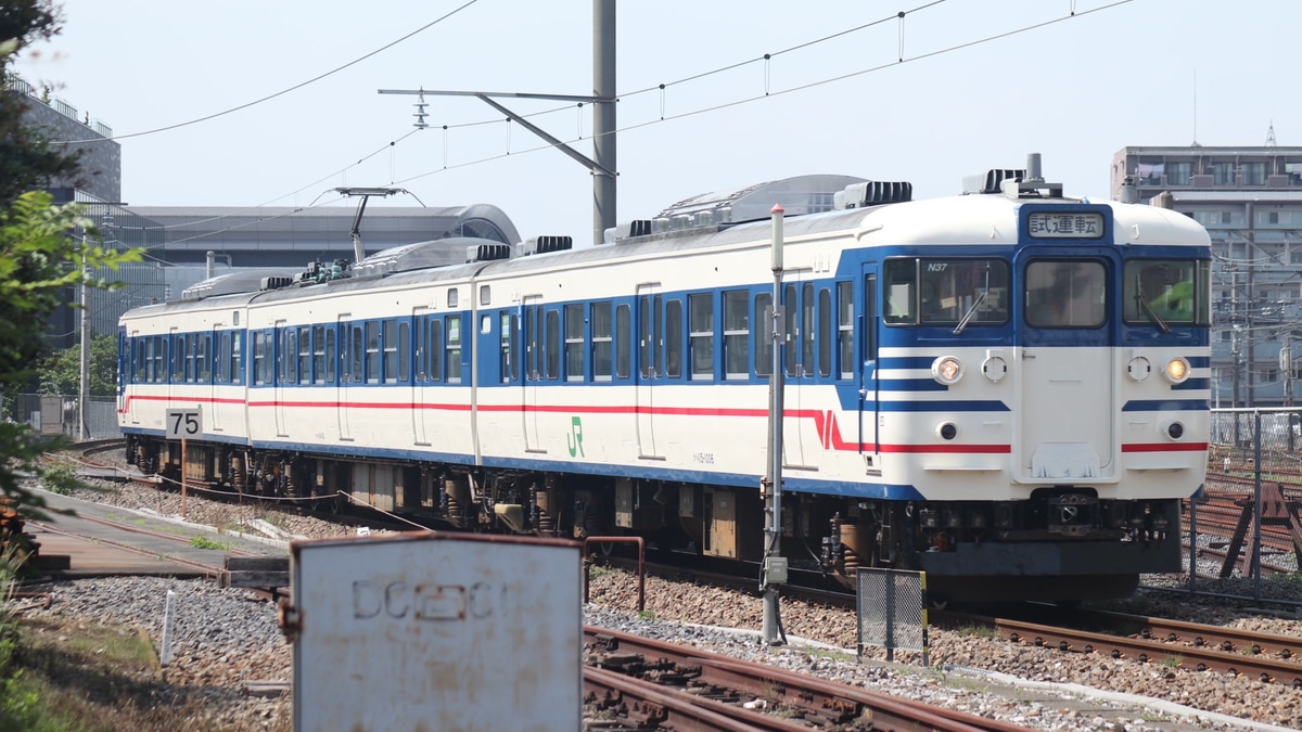 JR東】115系N37編成大宮総合車両センター構内試運転 |2nd-train鉄道