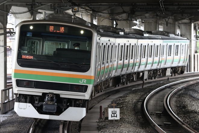 【JR東】E231系U33編成東京総合車両センター出場回送を赤羽駅で撮影した写真