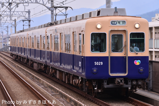 【阪神】5001形5029F運用離脱を香櫨園駅で撮影した写真