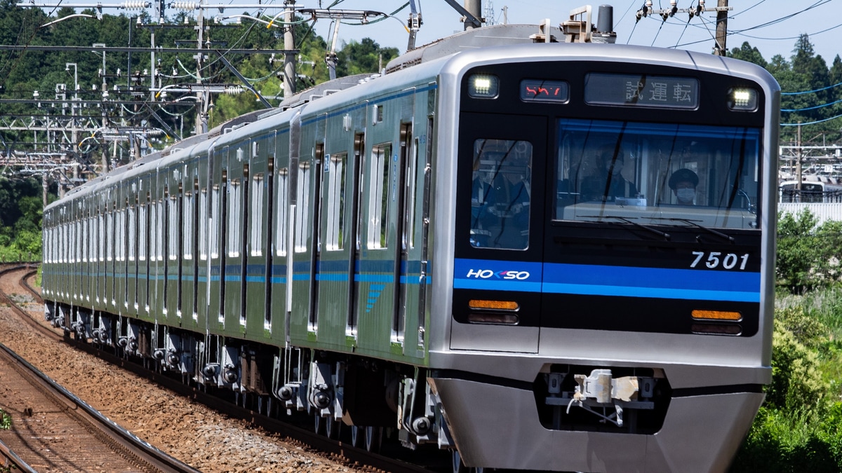北総】7500系7501F宗吾車両基地出場試運転 |2nd-train鉄道ニュース