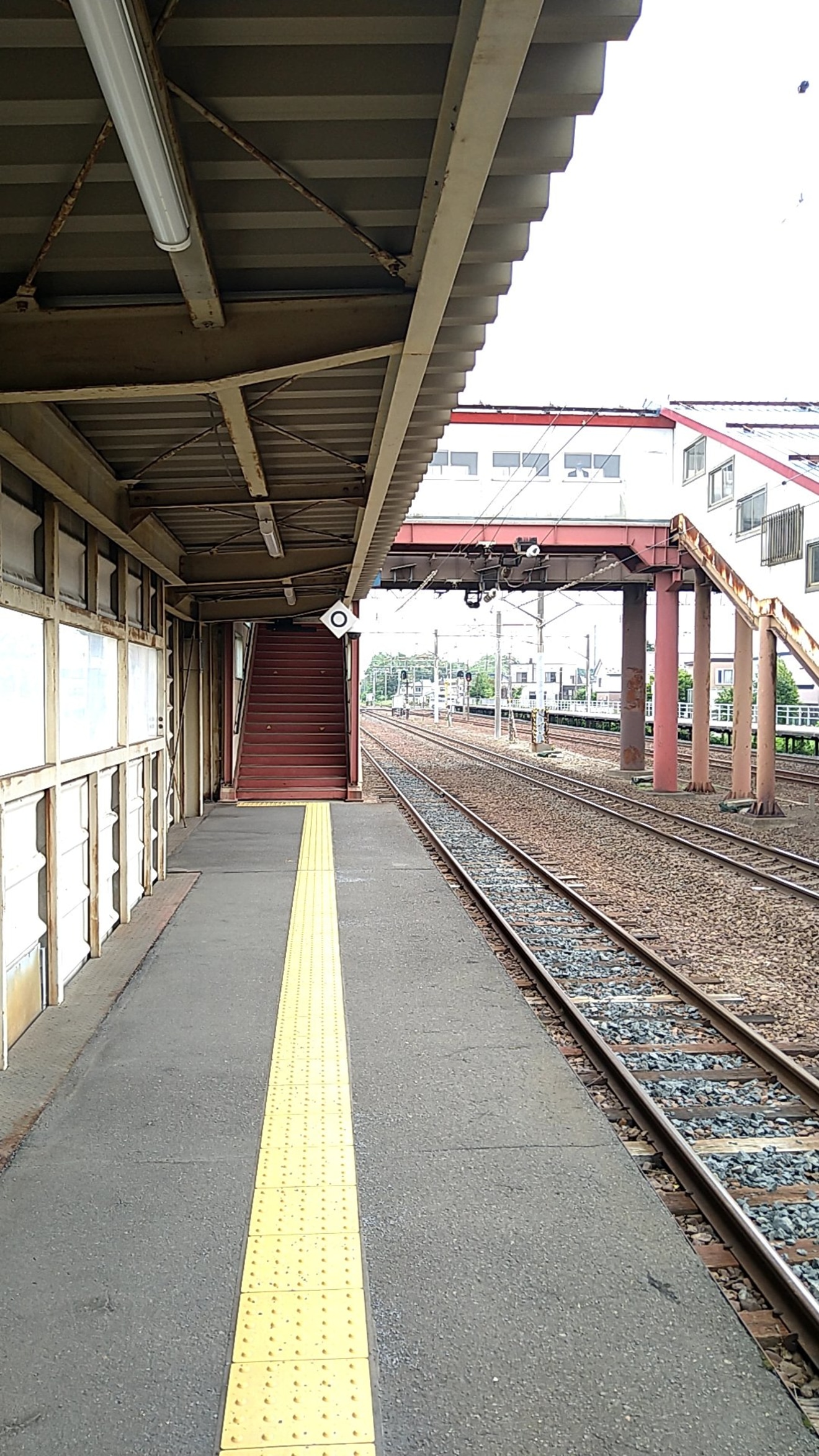 【JR北】島松駅の4番線が廃止にの拡大写真