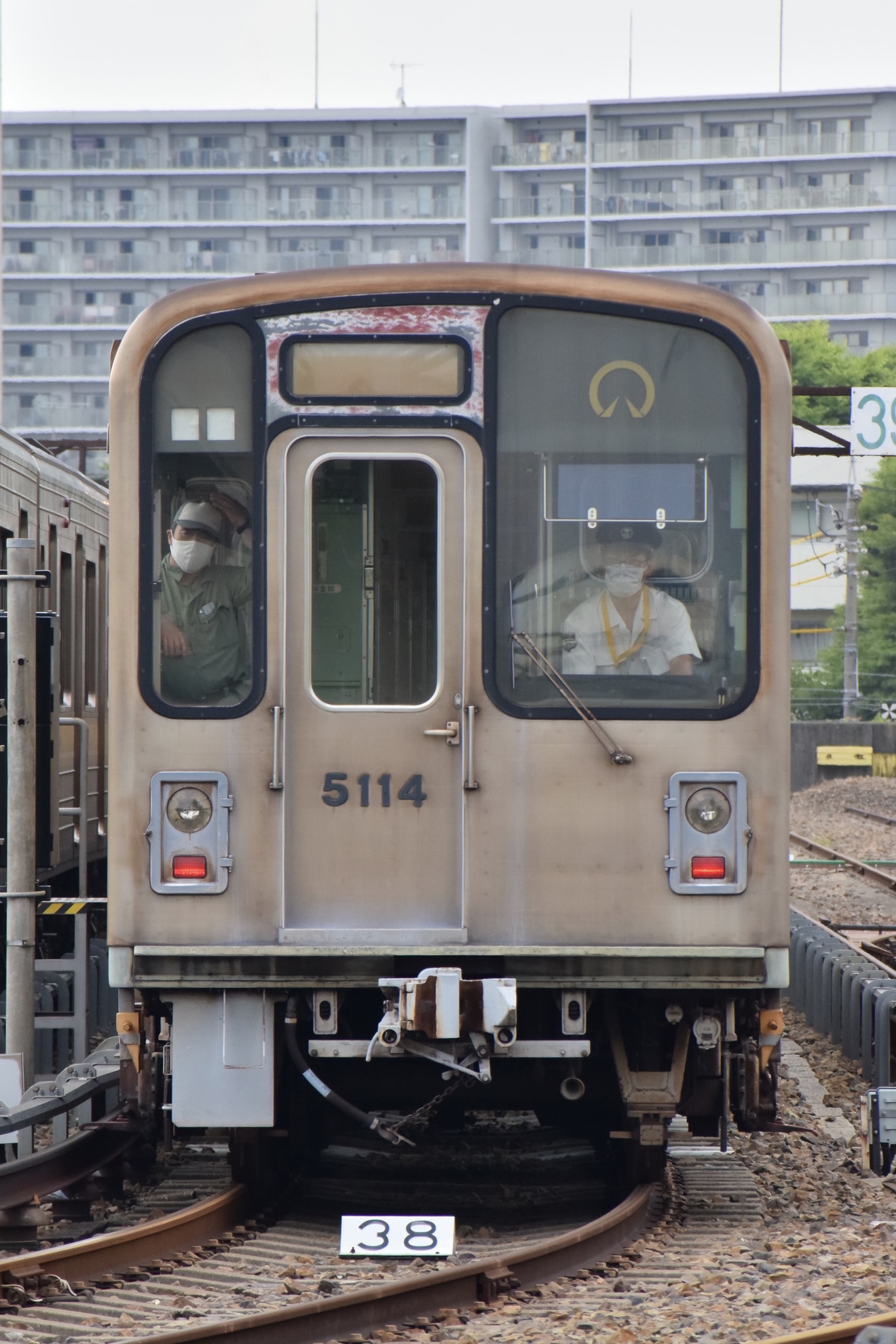 【名市交】5000形5114H 藤が丘工場内入換の拡大写真