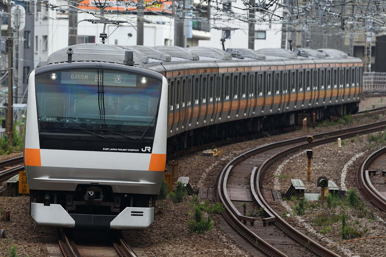 【JR東】E233系T34編成東京総合車両センター出場回送の拡大写真
