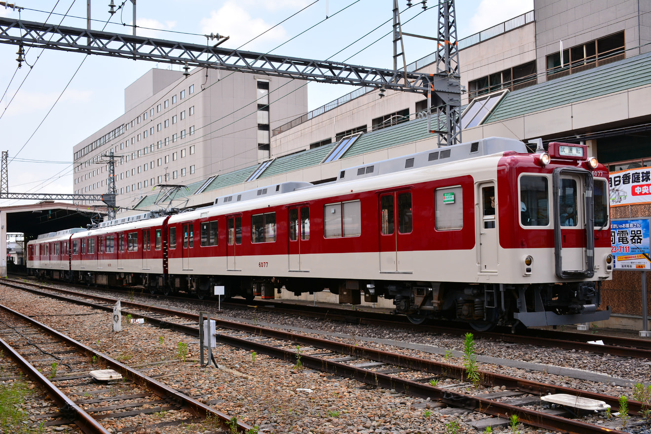 【近鉄】6020系C77出場後の南大阪線試運転の拡大写真