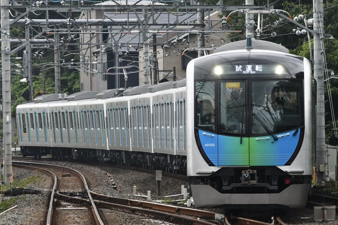 【西武】40000系40155F試運転を仏子駅で撮影した写真