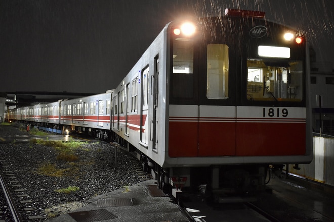 【大阪メトロ】10A系1119F廃車回送を不明で撮影した写真