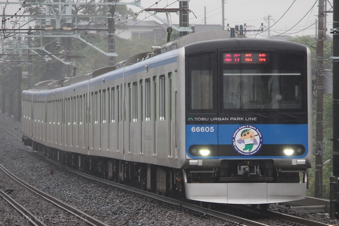 【東武】「クレヨンしんちゃんヘッドマーク列車」運行開始