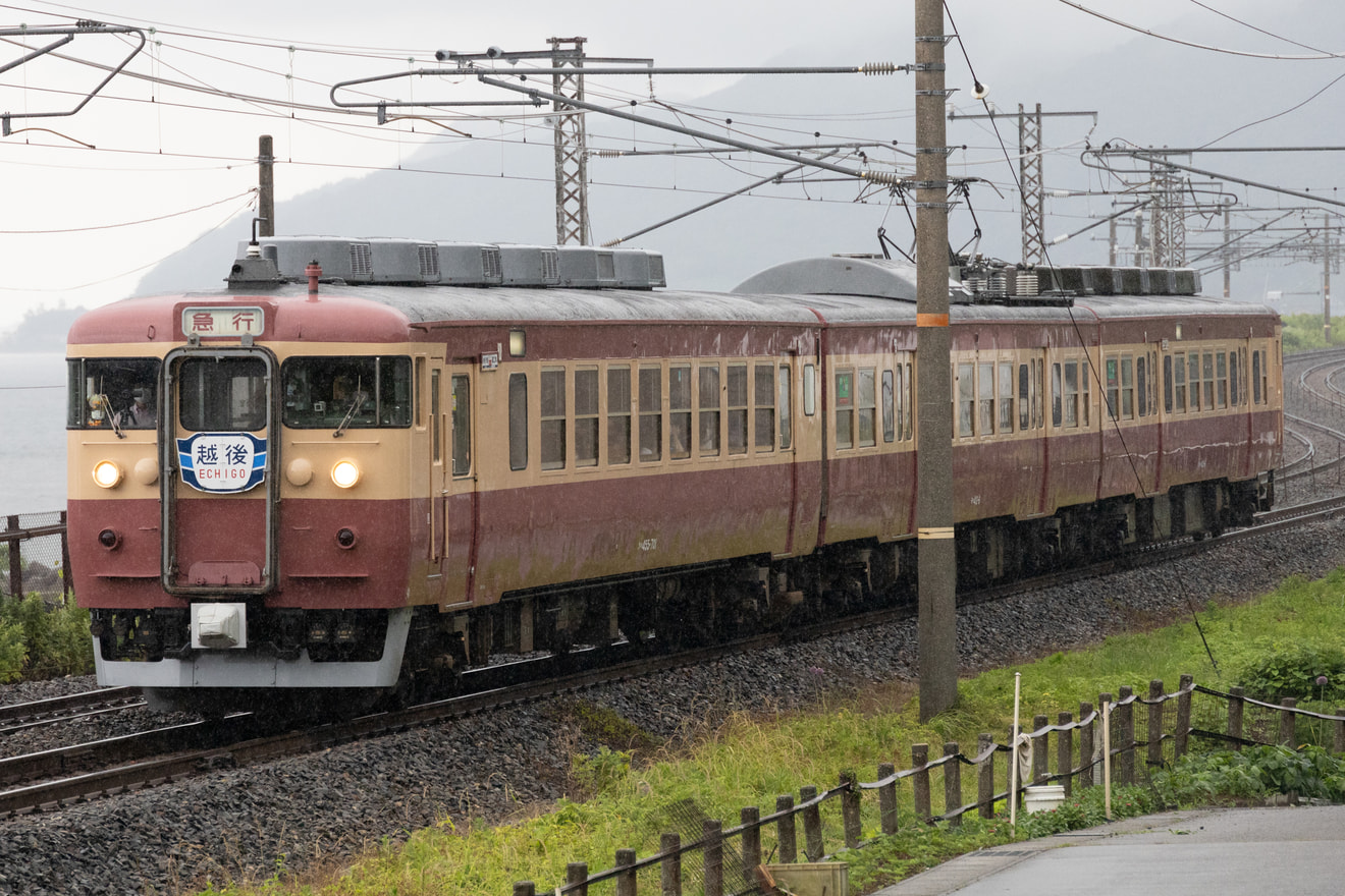 【トキ鉄】413・455系国鉄急行色 営業運転開始の拡大写真