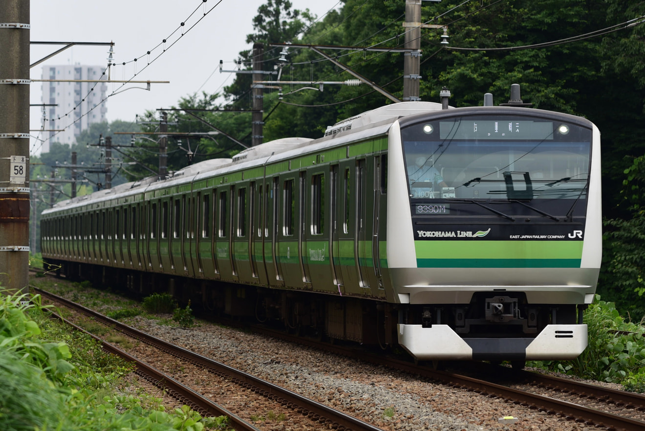 【JR東】E233系クラH009編成 根岸線試運転の拡大写真