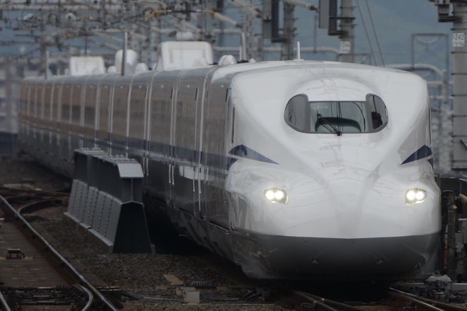 【JR海】N700S J16編成試運転を京都駅で撮影した写真