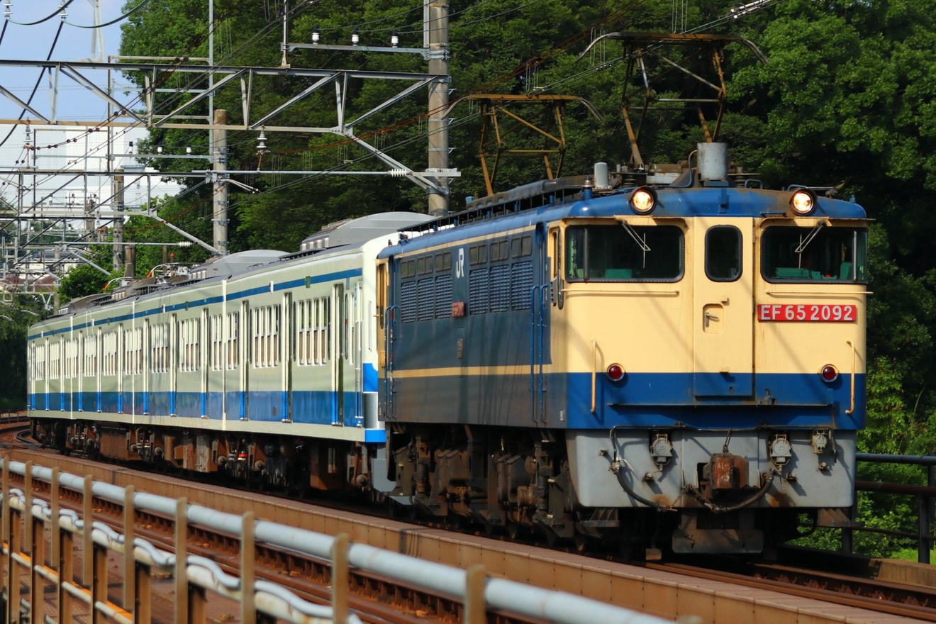 【西武】新101系241F(伊豆箱根鉄道色)多摩川線へ甲種輸送の拡大写真