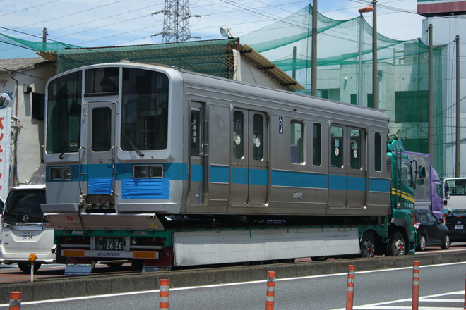 【小田急】1000形 1753F(1753×6) 新宿方2両 廃車・搬出を川越市内で撮影した写真