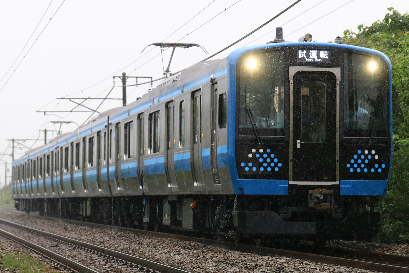 【JR東】相模線用新型車両E131系G-01編成公式試運転の拡大写真
