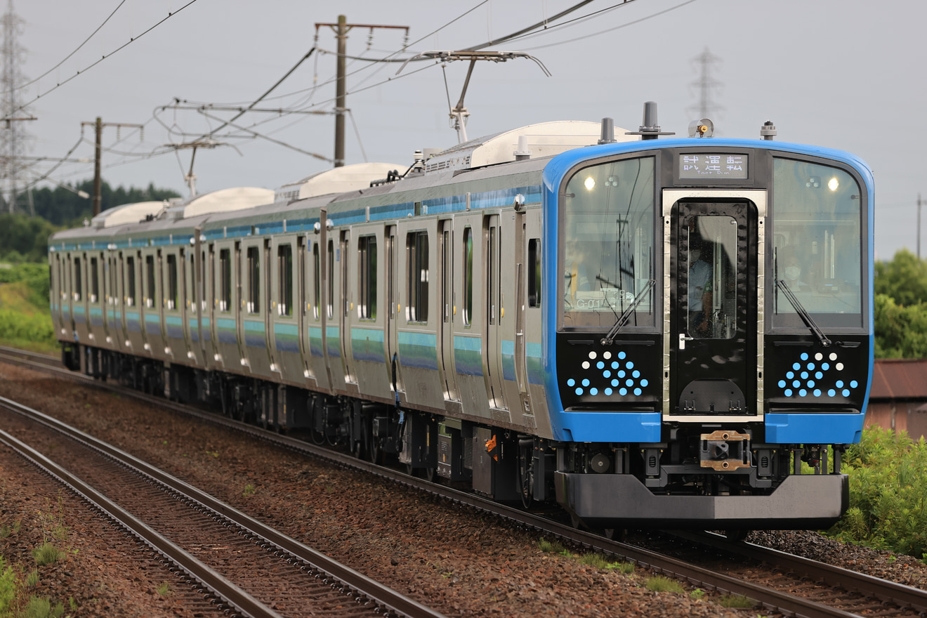 【JR東】相模線用新型車両E131系G-01編成公式試運転の拡大写真