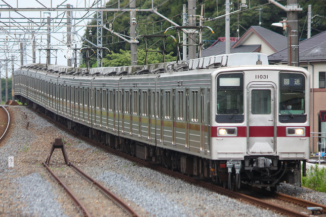 【東武】10030型11031F南栗橋工場入場回送を鷲宮駅で撮影した写真