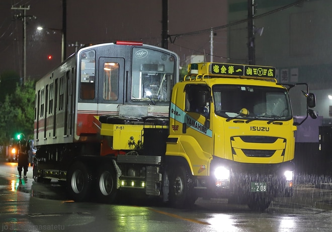 【大阪メトロ】10A系1119F廃車陸送を不明で撮影した写真