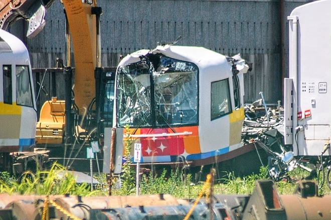 【JR東】きらきらうえつ用のクハ485-701が解体中