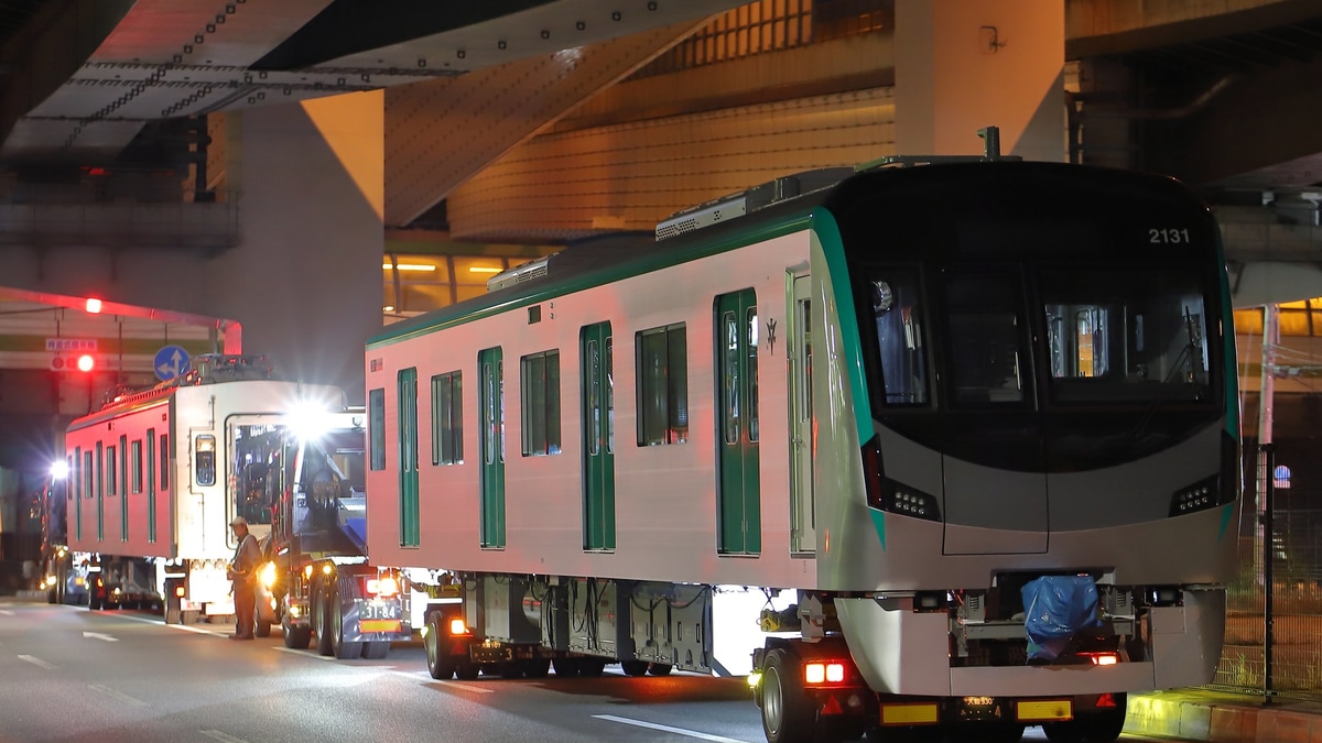 京都市交】鳥丸線の新型車両の陸送 |2nd-train鉄道ニュース
