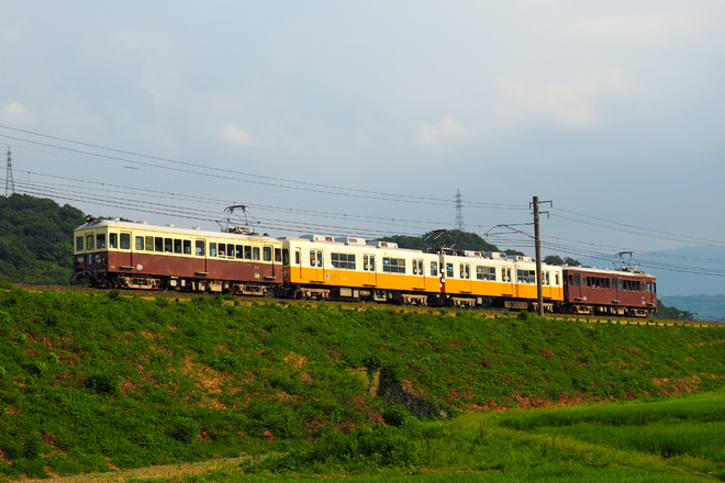 【ことでん】ETERNAL～エターナル～ことでんレトロ電車in琴平線を榎井～羽間間で撮影した写真