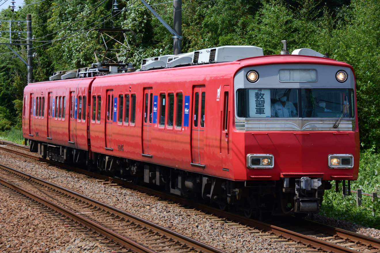 【名鉄】知立乗務区乗務員教習に6045Fが充当の拡大写真