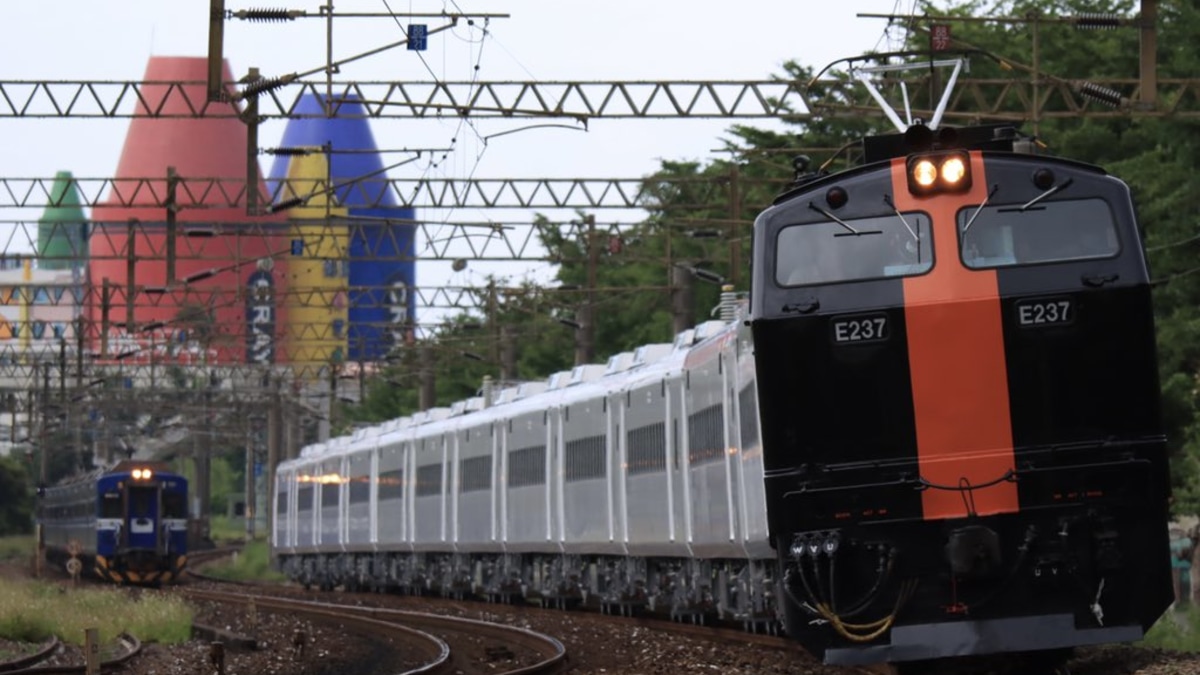 台鐵】EMU3000型が鳴日号用塗装のE237の牽引で樹林へ |2nd-train鉄道