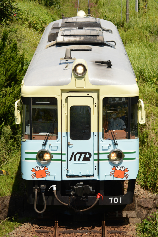 【京都丹後】KTR701(丹後ゆめ列車)運用復帰を京丹後大宮～峰山間で撮影した写真