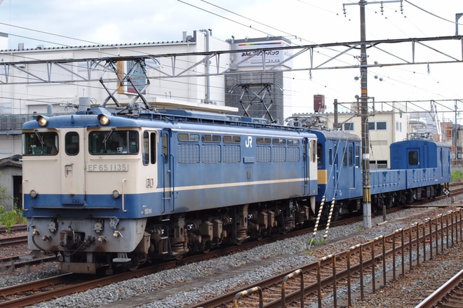 【JR西】クル144+クモル145京都鉄道博物館展示配給を不明で撮影した写真