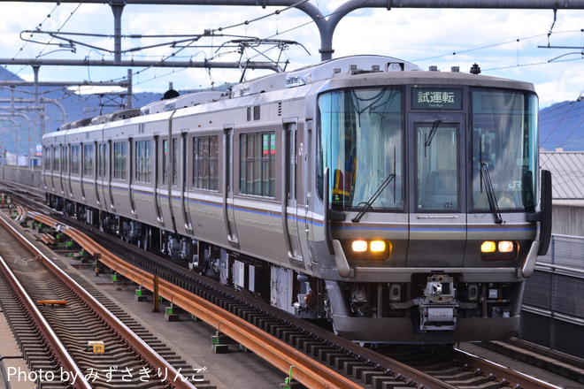 【JR西】223系V43編成　網干総合車両所本所出場を加古川駅で撮影した写真