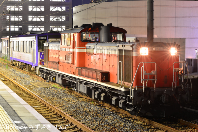 【JR西】キハ120-16 後藤総合車両所入場を西宮駅で撮影した写真