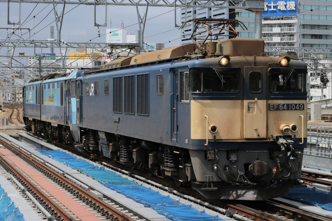 【JR貨】EH200-12が稲沢機関区から回送を名古屋駅で撮影した写真