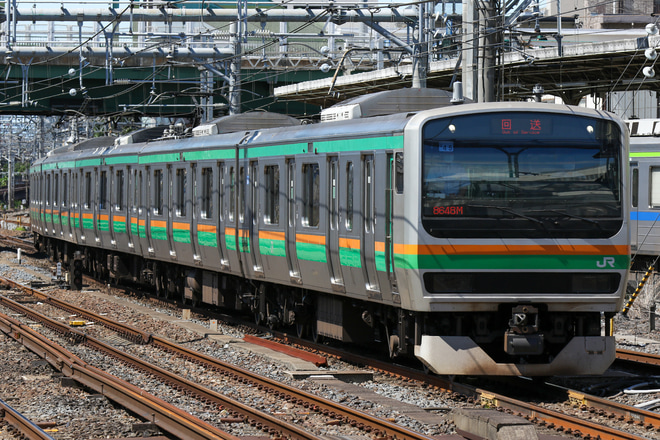 【JR東】E231系ヤマU45編成東京総合車両センター入場を大宮駅で撮影した写真