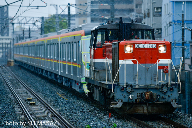 【メトロ】17000系17184F甲種輸送をJR野江駅で撮影した写真