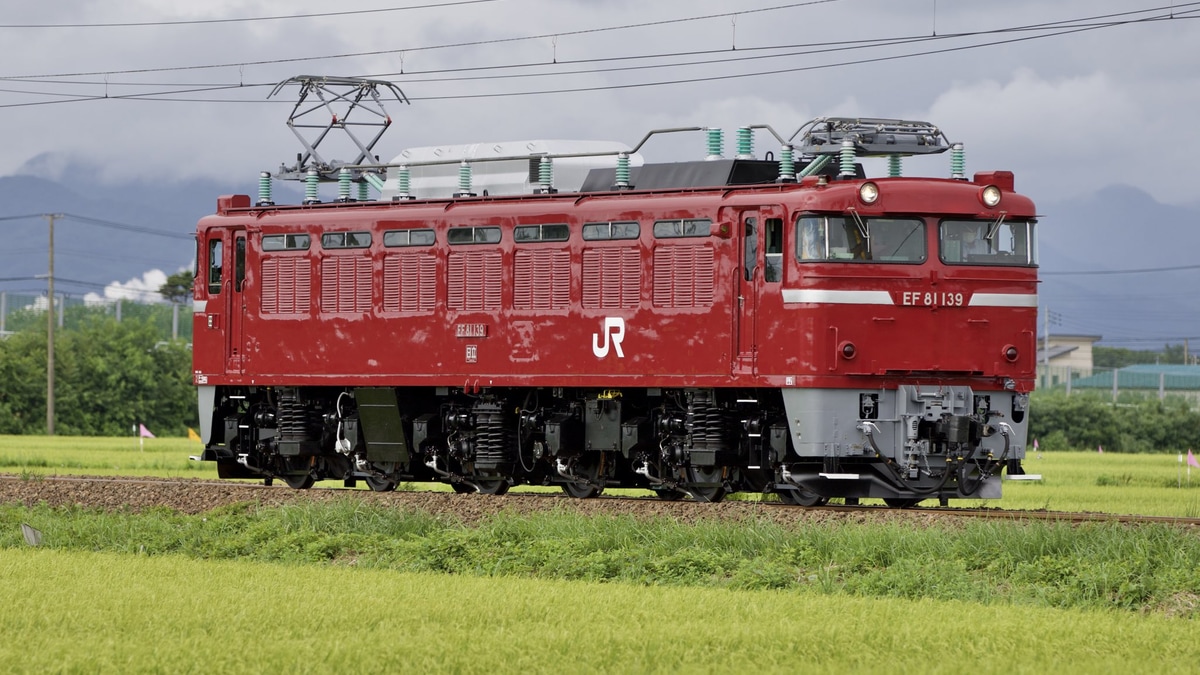 JR東】EF81-139出場試運転 |2nd-train鉄道ニュース