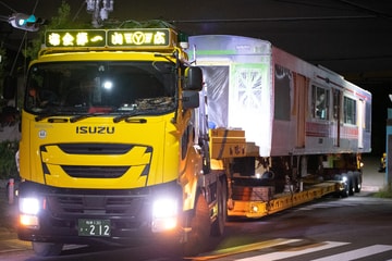 【山陽】5000系5703Fの5503号・5237号が川崎重工から陸送