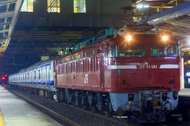 【JR東】E531系K466編成入場配給を吹上駅で撮影した写真