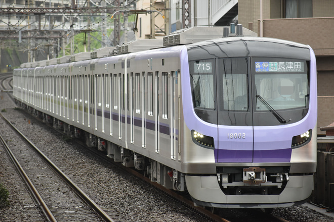 【メトロ】18000系18102F営業運転開始をあざみ野駅で撮影した写真