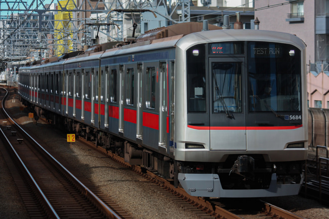 【東急】5080系5184Fデジタル無線確認試験試運転を武蔵小杉駅で撮影した写真
