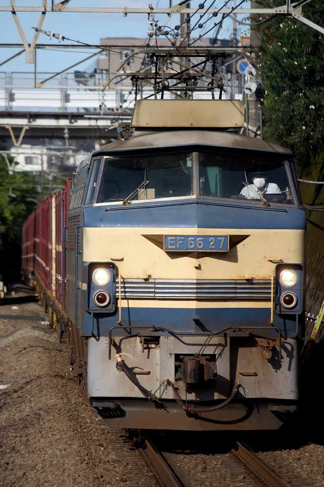 【JR貨】EF66-27:A21運用 隅田川シャトルを東所沢駅で撮影した写真