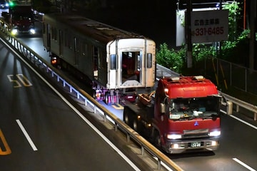 【東急】8500系8636Fサハ8972・デハ8788廃車陸送