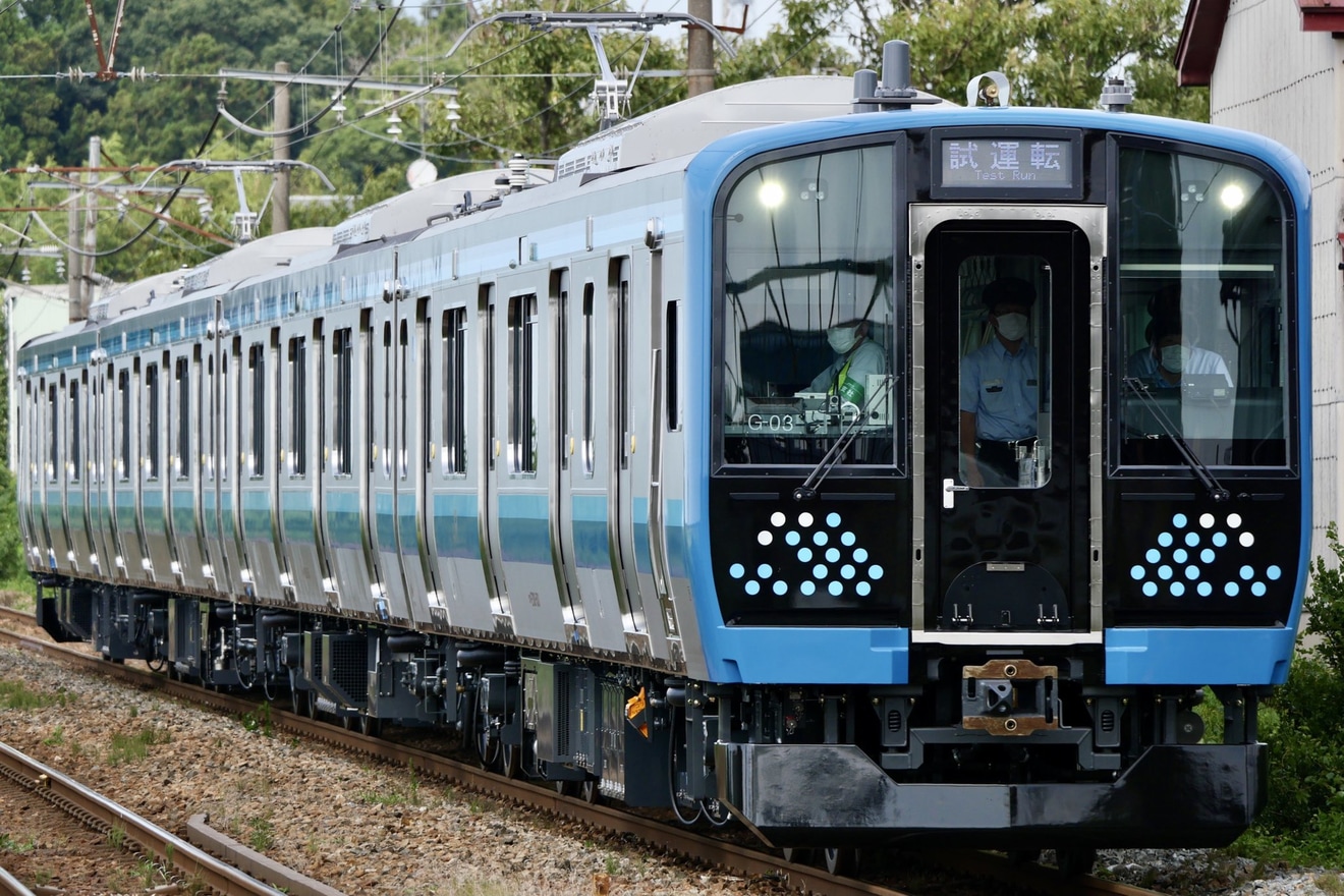 【JR東】相模線用新型車両E131系G-03編成公式試運転の拡大写真