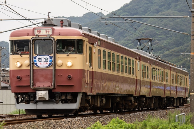 【トキ鉄】岩倉高校鉄道模型部による413系・455系団体臨時列車