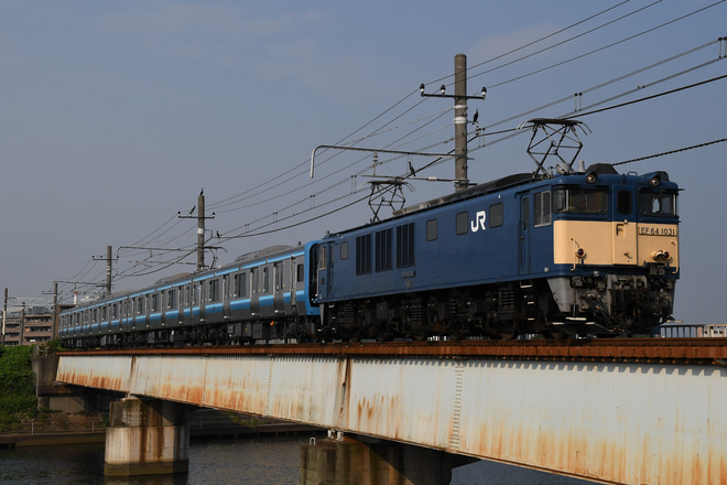 【JR東】E131系G-03編成配給輸送を新鶴見～鶴見間で撮影した写真