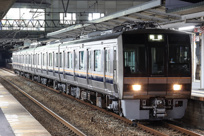 【JR西】207系T25編成網干総合車両所出場を東加古川駅で撮影した写真