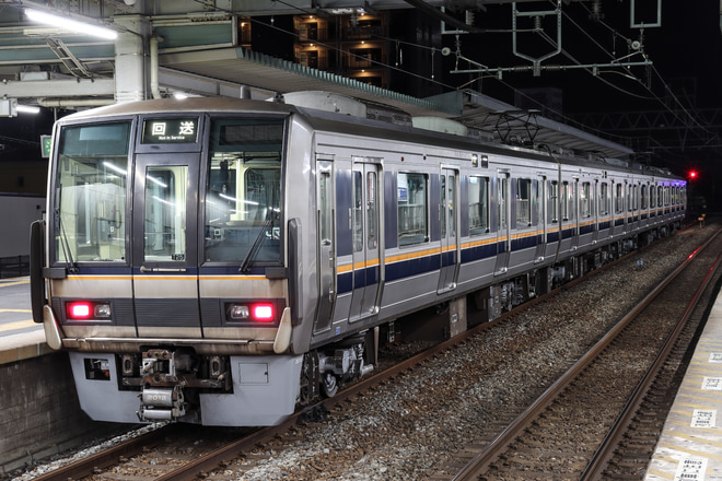 【JR西】207系T25編成網干総合車両所出場を東加古川駅で撮影した写真