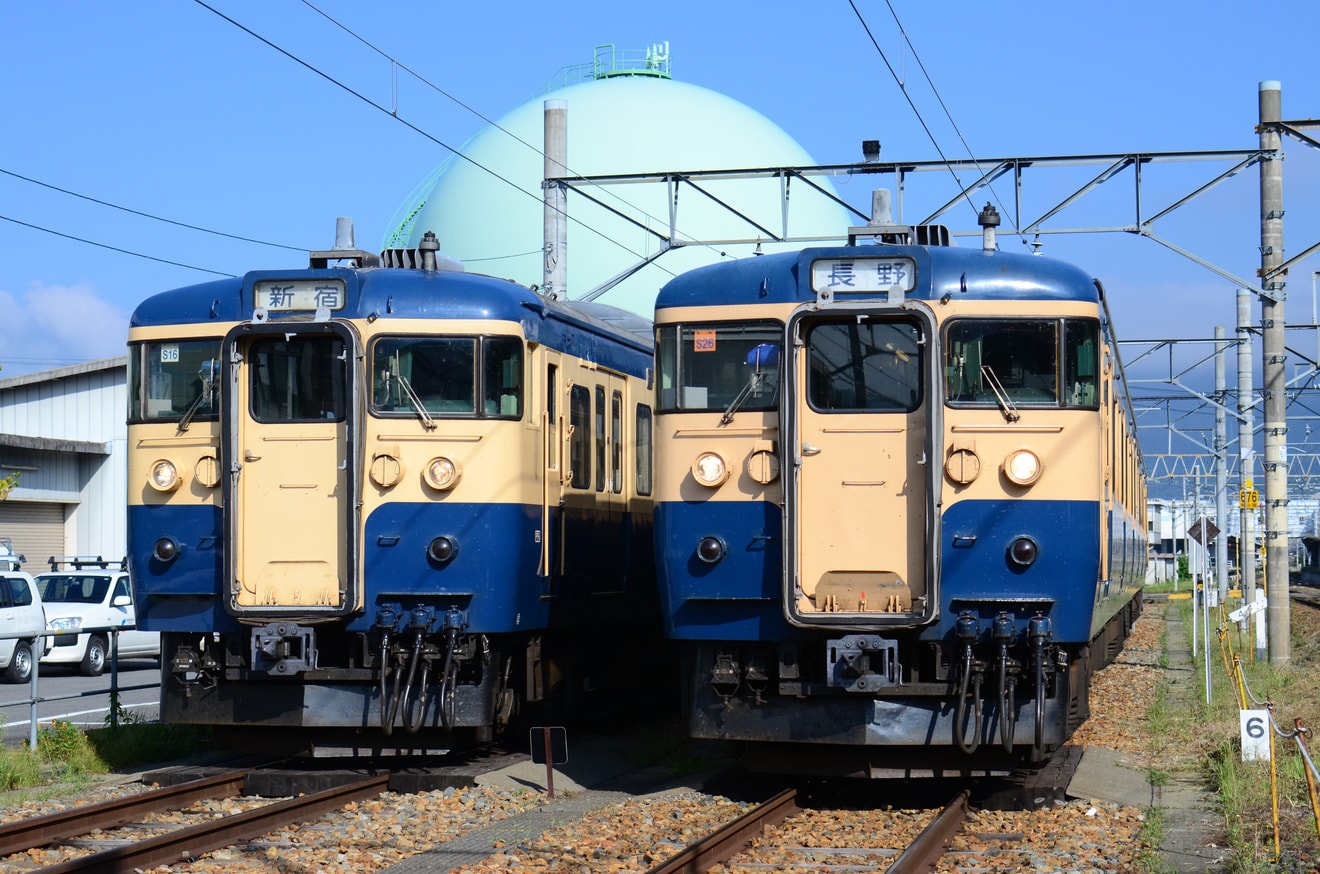 【しな鉄】長野県民向けイベントしなの鉄道115系横須賀色撮影会 の拡大写真