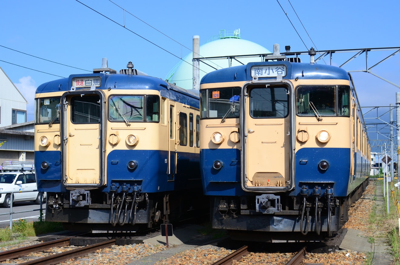 【しな鉄】長野県民向けイベントしなの鉄道115系横須賀色撮影会 の拡大写真